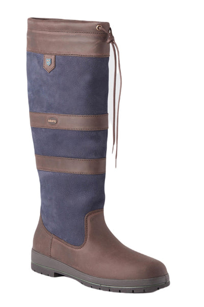 Dubarry Galway Country Boots in Navy/Brown
